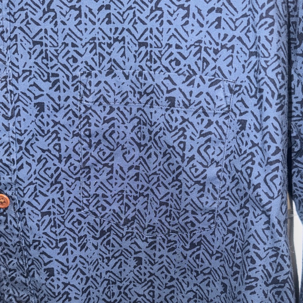 J. Crew Patterned Button Down-XL - Picture 6 of 8